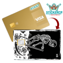 Charger l'image dans la galerie, Tarot XIII, Arcane Sans Nom - sticker pour carte bancaire, format US