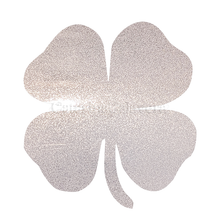 Charger l'image dans la galerie, 2 Stickers, trèfle à 4 feuilles, Rétro-Réfléchissants pour Casques, Moto, vélo, trottinette