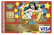Charger l'image dans la galerie, Je suis une Wonder Woman – Sticker pour carte bancaire, disponible en deux formats.