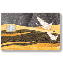 Load image into Gallery viewer, Storks - Bank card sticker, available in two sizes.