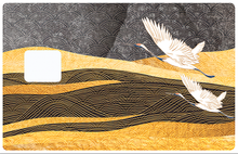 Load image into Gallery viewer, Les cigognes - Sticker pour carte bancaire, disponible en deux formats.