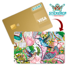 Charger l'image dans la galerie, Colibri - Sticker pour carte bancaire, disponible en deux formats.