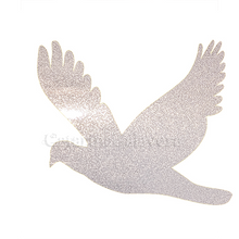 Charger l'image dans la galerie, 2 Stickers, La colombe, Rétro-Réfléchissants pour Casques, Moto, vélo, trottinette