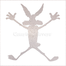 Charger l'image dans la galerie, 2 Stickers, Paf, le coyote, Rétro-Réfléchissants pour Casques, Moto, vélo, trottinette