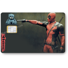 Load image into Gallery viewer, Tribute to DEADPOOL, (fan art), édition limitée 100 ex - sticker pour carte bancaire