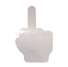 Charger l'image dans la galerie, 2 Stickers, le doigt, Rétro-Réfléchissants pour Casques, Moto, vélo, trottinette