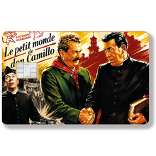 Lade das Bild in den Galerie-Viewer, Don Camillo, limitierte Auflage 100 Ex-Aufkleber für Bankkarten, 2 Bankkartenformate verfügbar