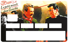 Load image into Gallery viewer, Don Camillo, édition limitée 100 ex - Sticker pour carte bancaire, disponible en deux formats.