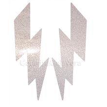 Charger l'image dans la galerie, 2 Stickers, Eclair, Rétro-Réfléchissants pour Casques, Moto, vélo, trottinette