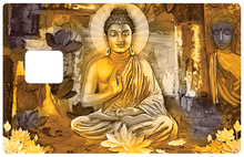 Charger l'image dans la galerie, Golden Buddha - Sticker pour carte bancaire, disponible en deux formats.