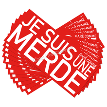 Load image into Gallery viewer, Stickers, Je suis garé comme une merde, 12 stickers