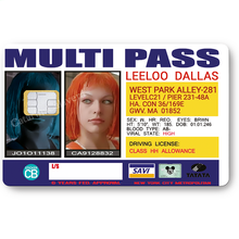 Load image into Gallery viewer, LEELOO Multi Pass – Sticker pour carte bancaire, disponible en deux formats.
