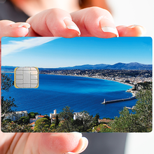 Charger l'image dans la galerie, Nice - Sticker pour carte bancaire, disponible en deux formats.