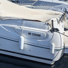 Charger l'image dans la galerie, Set de stickers (3), numéro d'Immatriculation de bateau, noir ou blanc