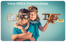 Charger l'image dans la galerie, Sticker personnalisé pour carte bancaire Amex, avec votre image préférée