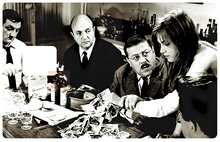 Load image into Gallery viewer, Les Tontons Flingueurs, édition limitée 100 ex - Sticker pour carte bancaire, disponible en deux formats.