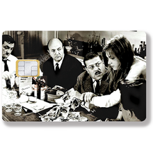 Load image into Gallery viewer, Les Tontons Flingueurs, édition limitée 100 ex - Sticker pour carte bancaire, disponible en deux formats.