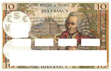 Load image into Gallery viewer, 10 FRANCS - sticker pour carte bancaire
