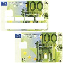 Load image into Gallery viewer, 100 Euros - sticker pour carte bancaire, 2 formats de carte bancaire disponibles