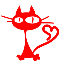 Load image into Gallery viewer, Chat amoureux, disponible en 10 couleurs