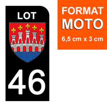 Load image into Gallery viewer, 46 LOT - Stickers pour plaque d'immatriculation, disponible pour AUTO et MOTO