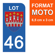 Load image into Gallery viewer, 46 LOT - Stickers pour plaque d'immatriculation, disponible pour AUTO et MOTO