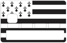 Charger l'image dans la galerie, Bretagne, Breizh - Sticker pour carte bancaire, disponible en deux formats.