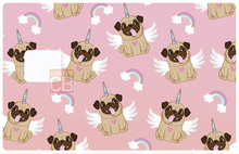 Charger l'image dans la galerie, Licornes d'amour - Sticker pour carte bancaire, disponible en deux formats.