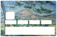 Load image into Gallery viewer, La Sainte Victoire, Cezanne - Sticker pour carte bancaire, disponible en deux formats.