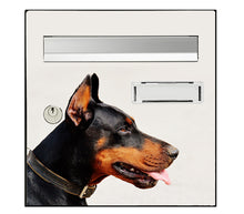Load image into Gallery viewer, Sticker pour boîte aux lettres, chien Doberman