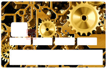 Charger l'image dans la galerie, Engrenages - Sticker pour carte bancaire, disponible en deux formats.