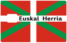 Load image into Gallery viewer, Euskal Herria, le pays Basque - Sticker pour carte bancaire, disponible en deux formats.