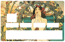 Load image into Gallery viewer, Femme, Art Deco - Sticker pour carte bancaire, disponible en deux formats.