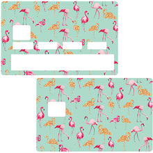 Charger l'image dans la galerie, Les Flamants roses - Sticker pour carte bancaire, disponible en deux formats.