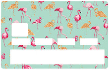 Charger l'image dans la galerie, Les Flamants roses - Sticker pour carte bancaire, disponible en deux formats.