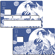 Load image into Gallery viewer, Japon - Sticker pour carte bancaire, disponible en deux formats.