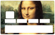 Load image into Gallery viewer, La Joconde, Mona Lisa  - Sticker pour carte bancaire, disponible en deux formats.