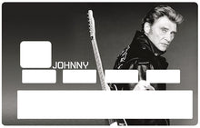 Load image into Gallery viewer, Tribute to Johnny Hallyday N&B, edit. limitée 300 ex - sticker pour carte bancaire