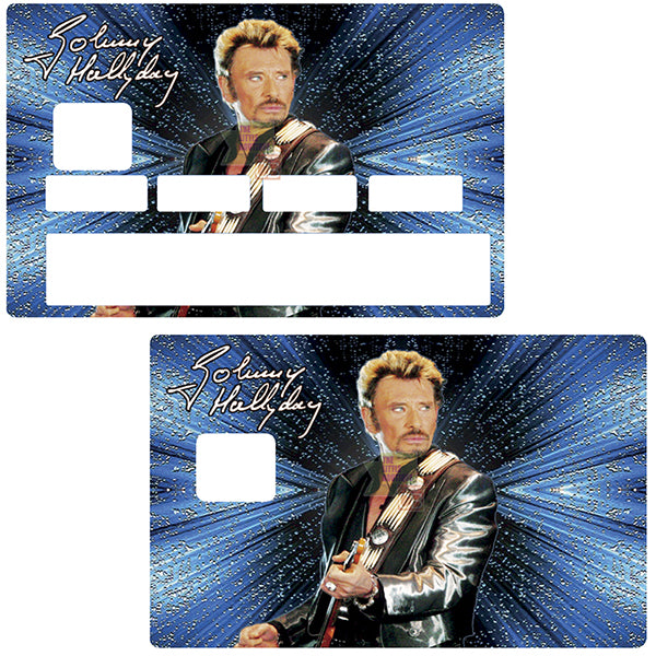 Stickers pour carte bancaire, Johnny Hallyday