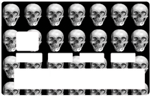 Charger l'image dans la galerie, Little Skulls - Sticker pour carte bancaire, disponible en deux formats.