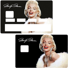Load image into Gallery viewer, Beautiful Marilyn Monroe - Sticker pour carte bancaire, disponible en deux formats.