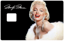 Load image into Gallery viewer, Beautiful Marilyn Monroe - Sticker pour carte bancaire, disponible en deux formats.
