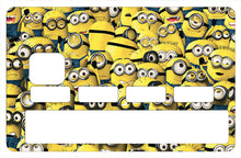 Load image into Gallery viewer, Minions en vrac - Sticker pour carte bancaire, disponible en deux formats.