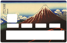 Load image into Gallery viewer, Orage sous le sommet, Hokusai - sticker pour carte bancaire