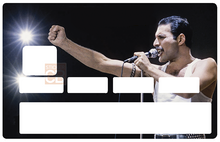 Load image into Gallery viewer, Freddie Mercury - Sticker pour carte bancaire, disponible en deux formats.