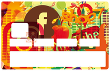 Charger l'image dans la galerie, Shop on web - Sticker pour carte bancaire, disponible en deux formats.