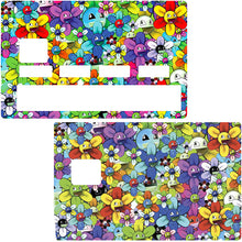 Load image into Gallery viewer, Smiley Flowers - sticker pour carte bancaire