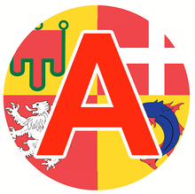 Load image into Gallery viewer, Sticker, Disque A, jeune conducteur, 14 régions de France