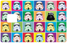 Load image into Gallery viewer, Stormtrooper by Andy Wharol - Sticker pour carte bancaire, disponible en deux formats.