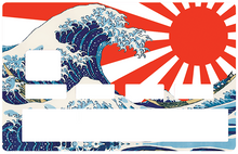 Load image into Gallery viewer, La grande vague du Japon - Sticker pour carte bancaire, disponible en deux formats.